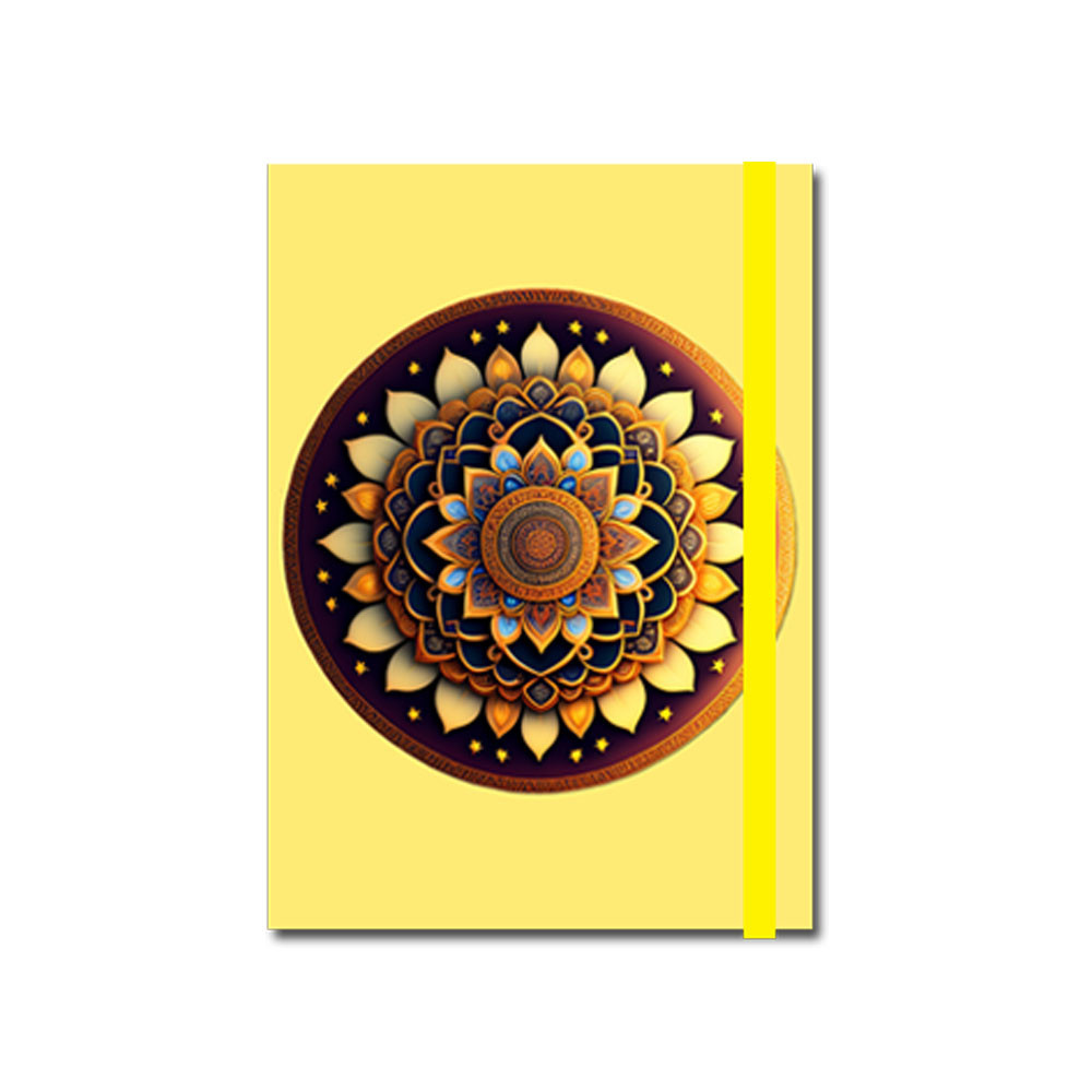 PaperClub Yog Mudra Printed Designer Hard Bound Ruled (192 Pages) Personal and Office Notebooks & Diary A5 | 53331 Just in 195 Rs.